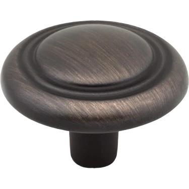 Durable Hardware Resources Brushed Oil Rubbed Bronze Stacked Ring Vienna Knob 1-1 4 Carefully Designed