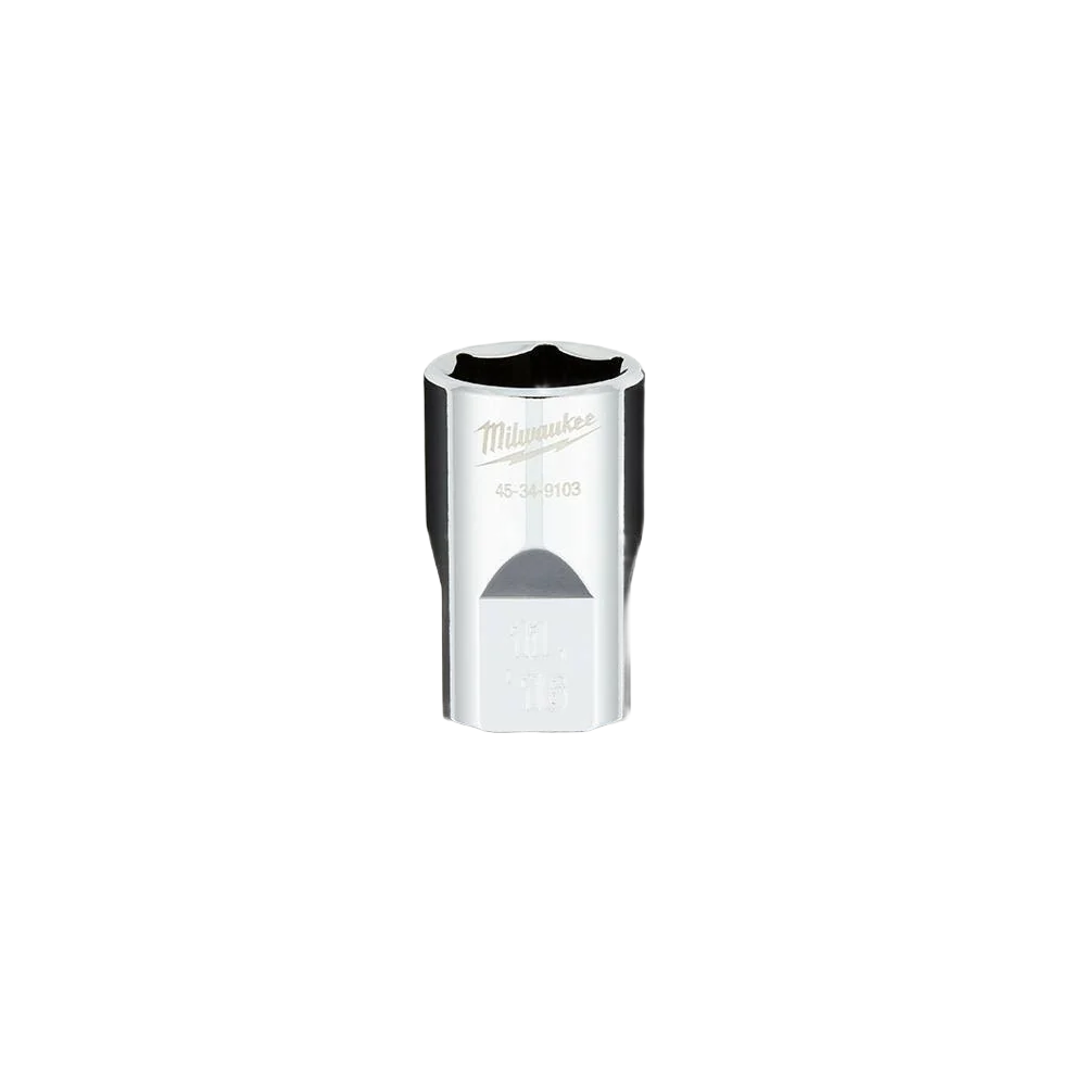 Comfortable Milwaukee 1 2 Drive 11 16 Standard Socket w FOUR FLAT™ Sides High-End
