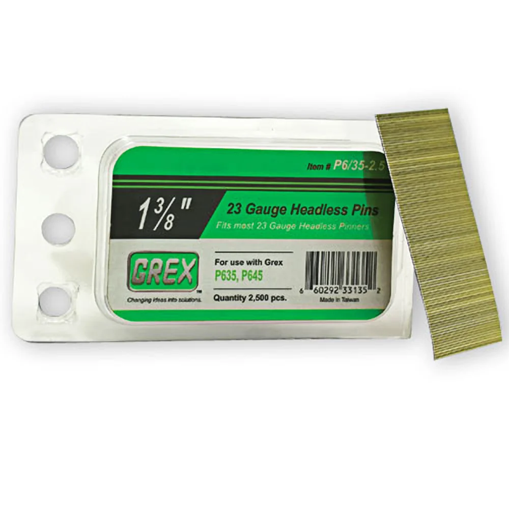 Safe Grex 23-Gauge Headless Pins 1-3 4 in. 10M Stylish
