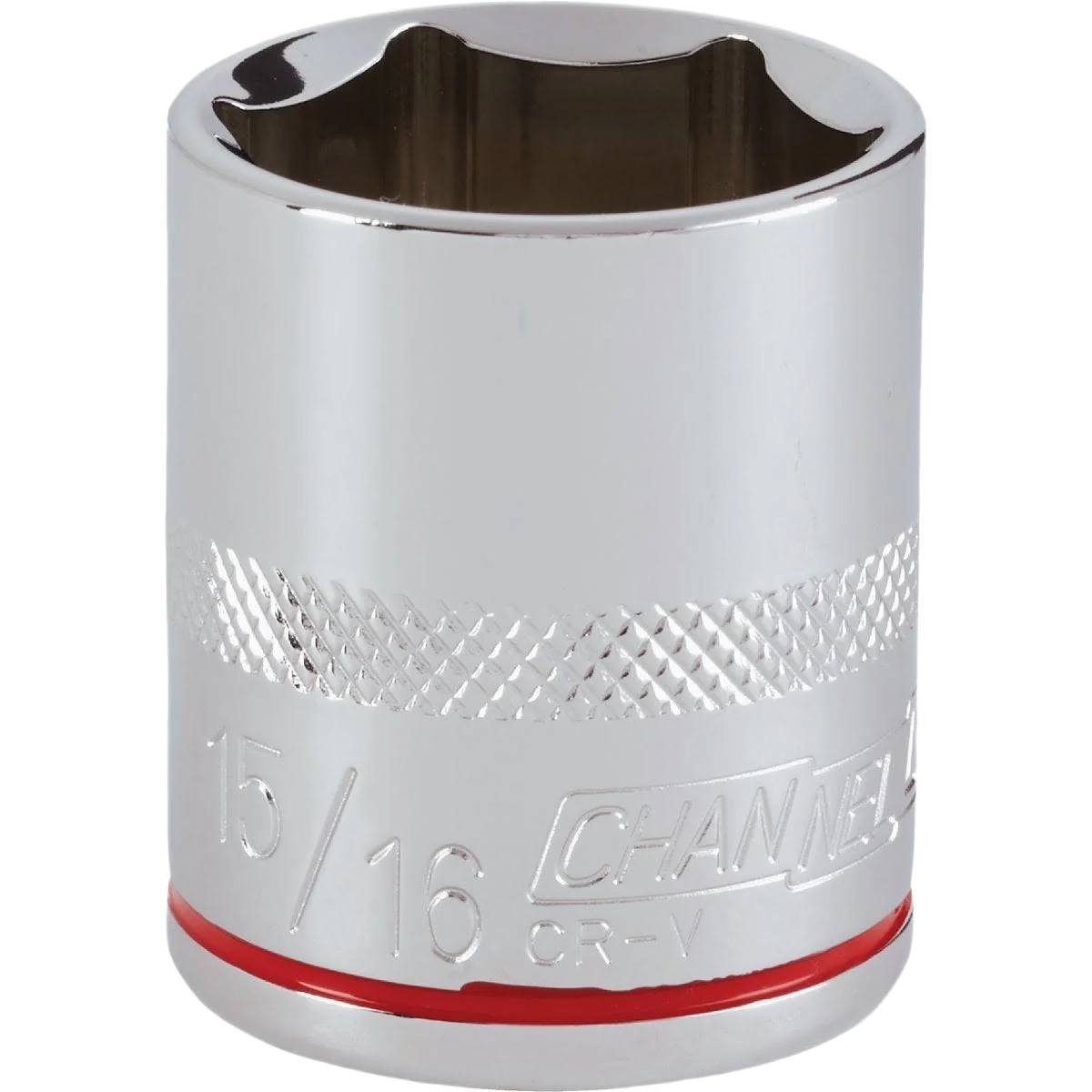 World-Class Channellock 1 2 in. Drive 15 16 in. 6-Point Shallow Standard Socket Original Design