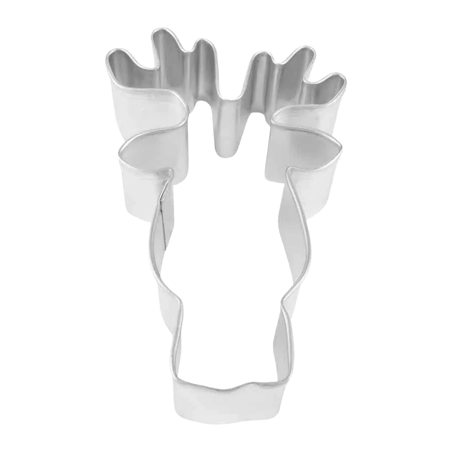 Organic R M International 3.5 Reindeer Face Cookie Cutter Soft