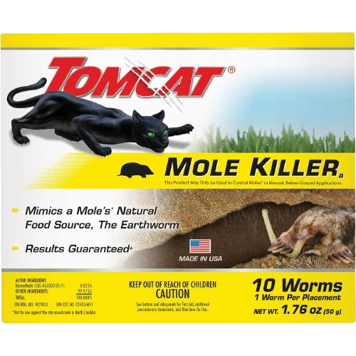 Relaxed Tomcat Mole Killer 10 Worms Professional