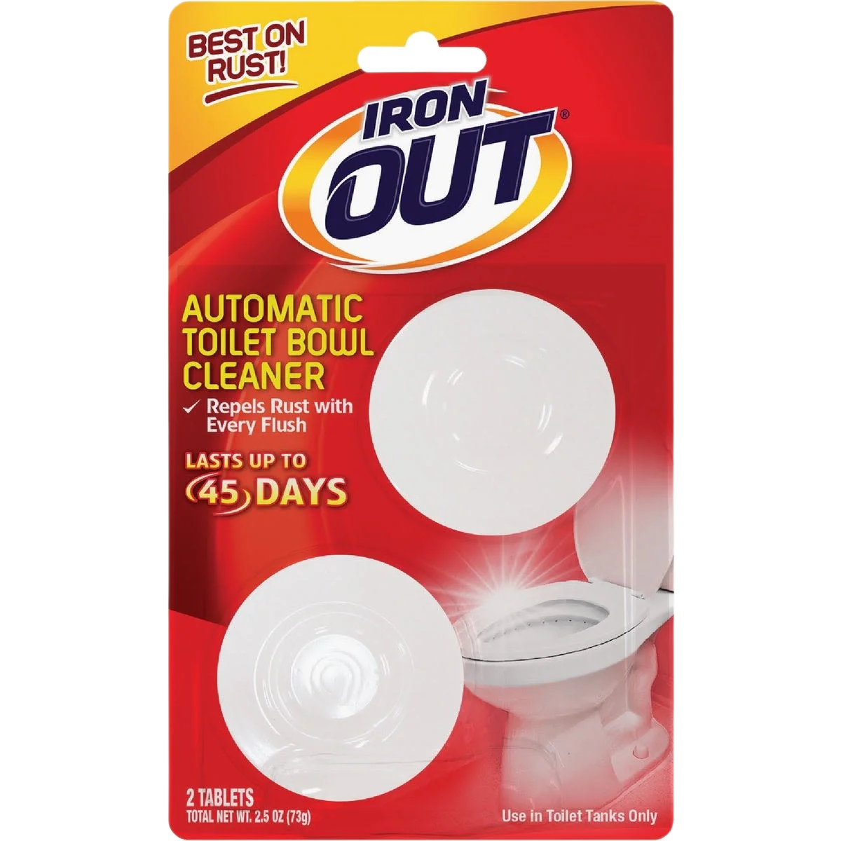 Powerful Iron Out Automatic Toilet Bowl Cleaner First-Class