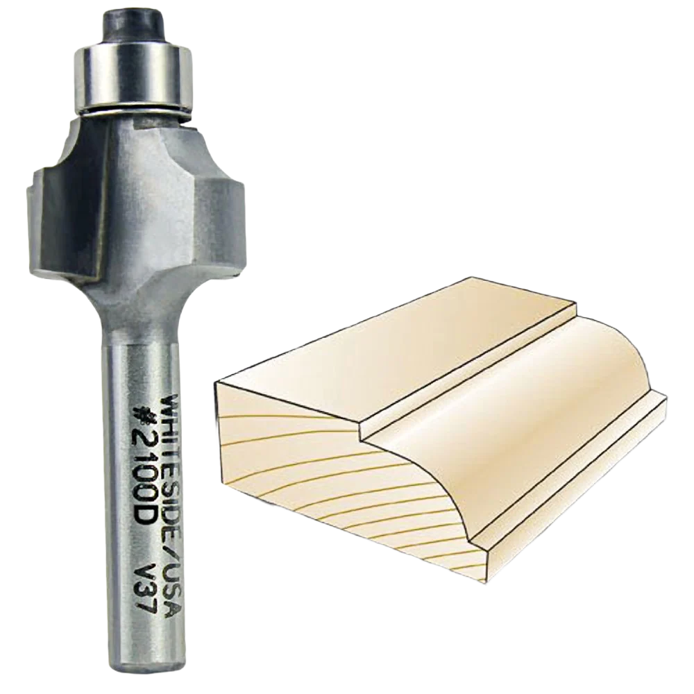 Carefully Designed Whiteside Beading Bit 1 4 in. SH x 5 32 in. R Secure