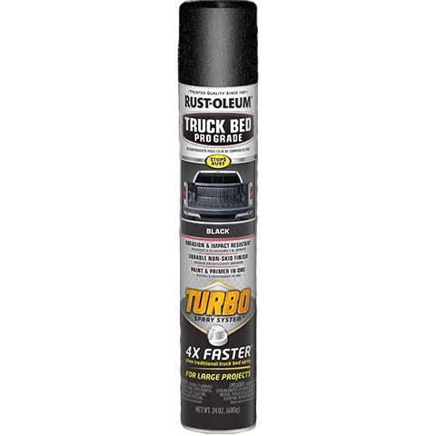 Traditional Rust-Oleum Truck Bed Pro Grade Black Coating Spray Paint 24 oz. Fine Crafted