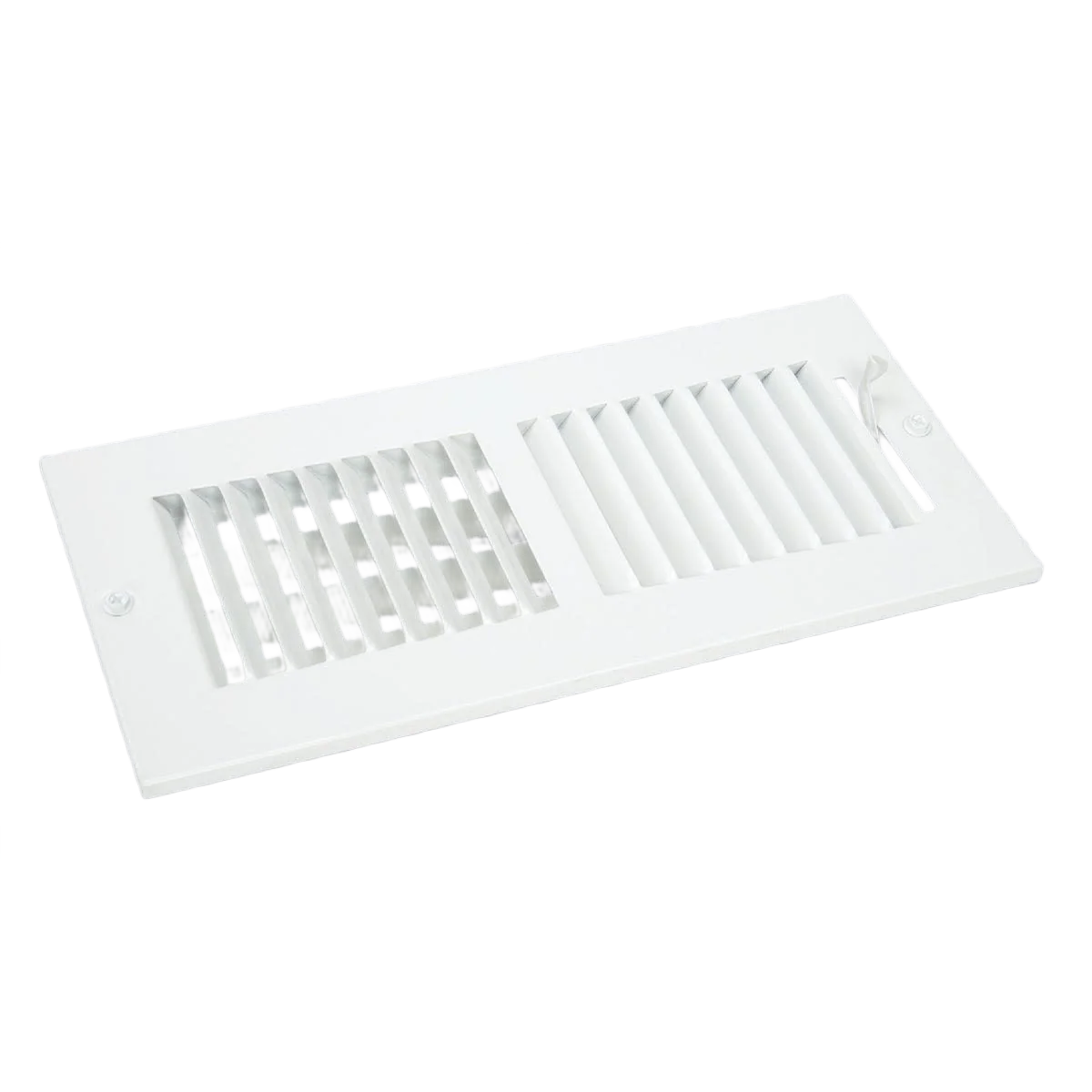 Classic Home Impressions 4 in. x 10 in. Steel Wall Register White High-Performance
