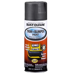 Dependable Rust-Oleum Auto Matte Black Trim Bumper Spray Paint 11 oz. Eco-Friendly
