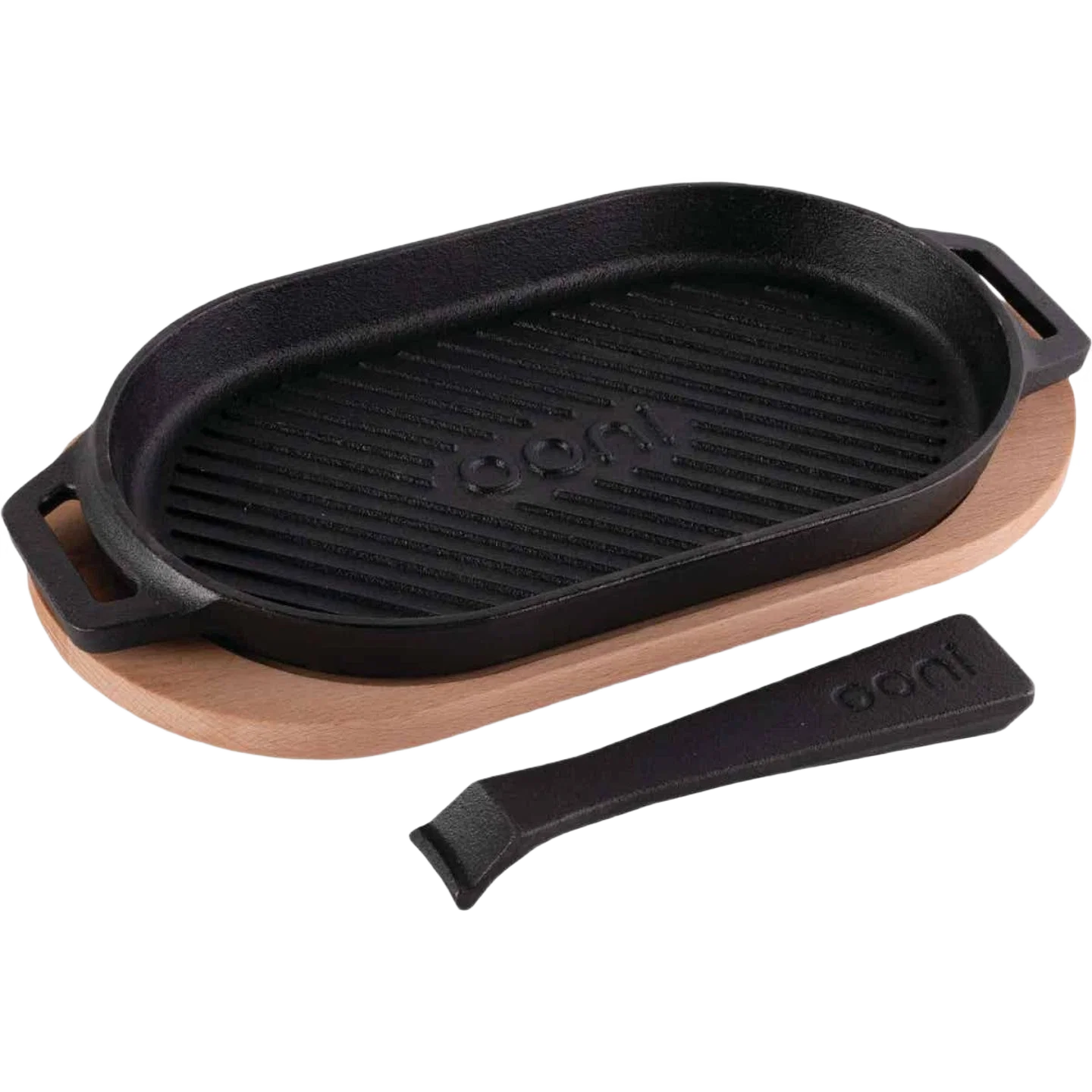 Modern Ooni Cast Iron Grizzler Pan Official