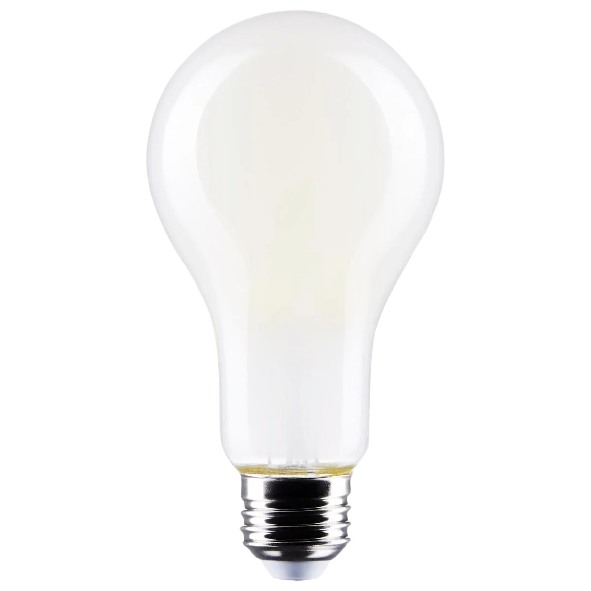 High-End Satco 18.5 Watt A21 LED Frost Cool White Medium Base Light Bulb Refined