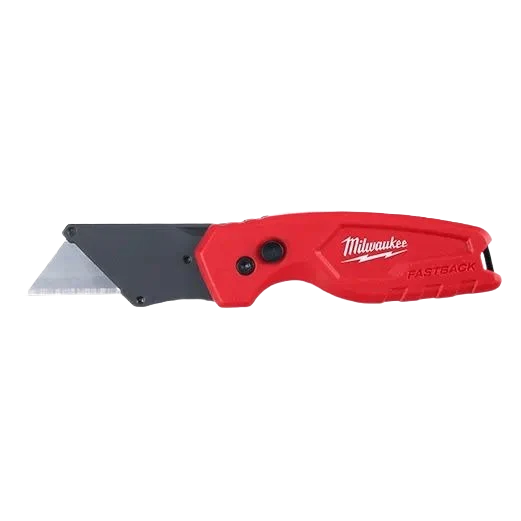Fine Crafted Milwaukee FASTBACK™ Compact Folding Utility Knife Lightweight