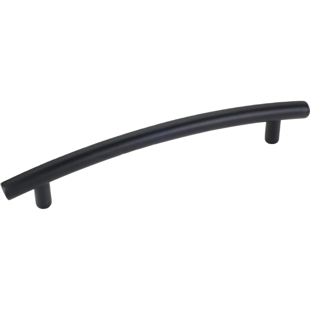 Superior Hardware Resources Matte Black Belfast Pull 6-9 16 in. Organic
