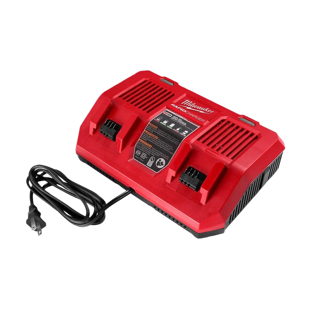 Advanced Milwaukee M18™ Dual Bay Simultaneous Rapid Charger Traditional