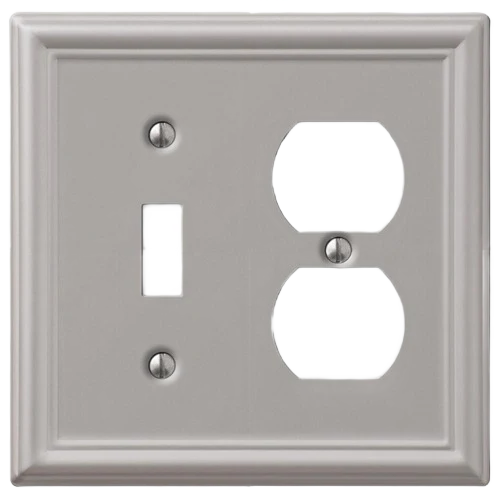 Breathable Amerelle 1 Toggle-Do Chelsea Stamp Steel Brushed Nickel Traditional