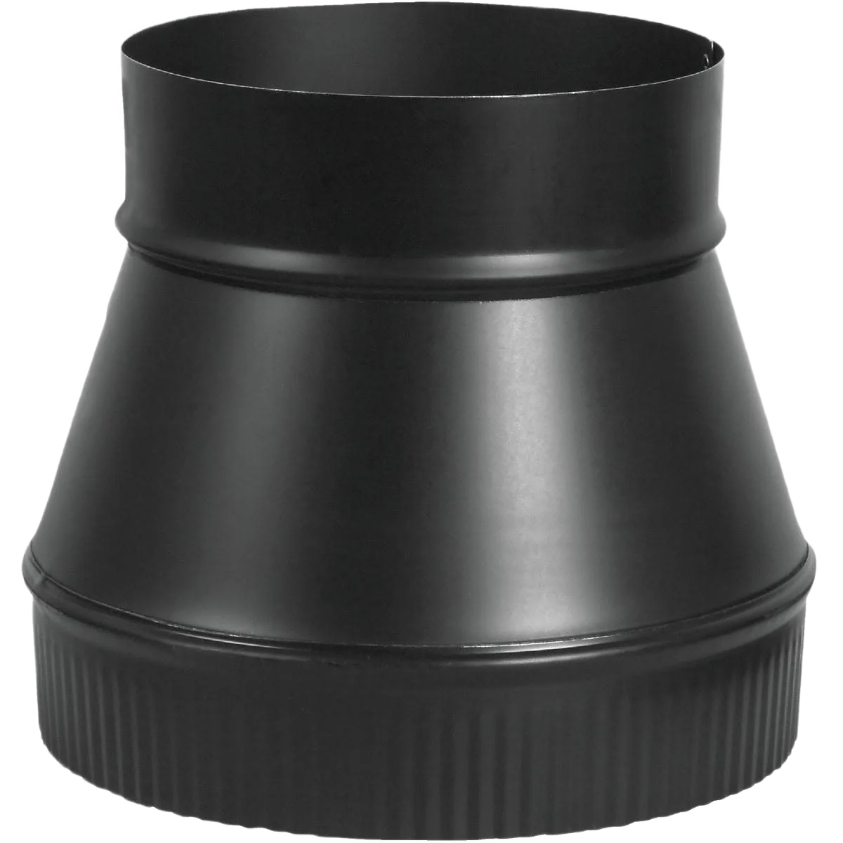 Effective Imperial 6 In. to 8 In. 24 Gauge Black Increaser Clean