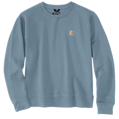 Sustainable Carhartt Women’s Large Thundercloud TENCEL trade Fiber Series Crewneck Sweatshirt High-Performance