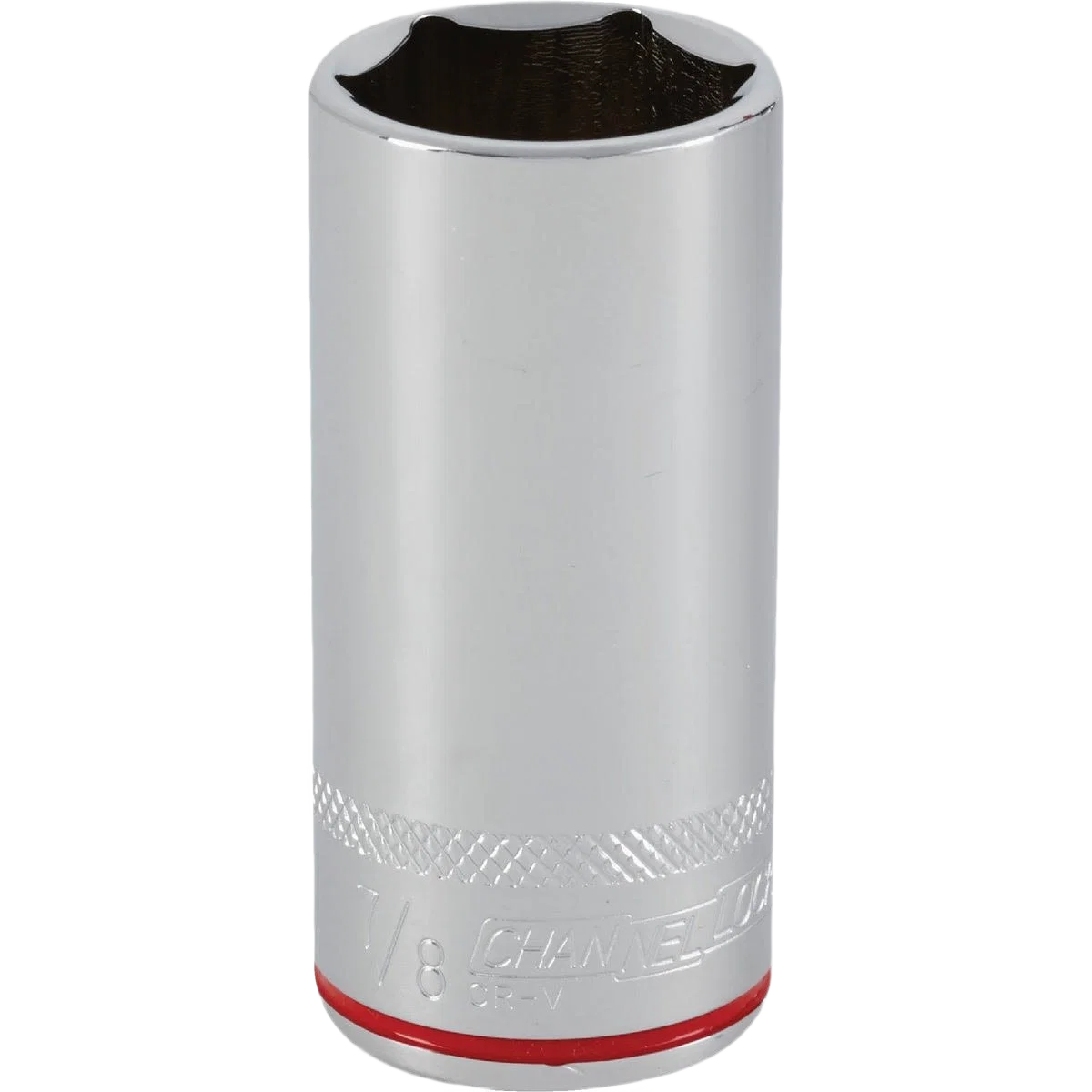 Lightweight Channellock 3 8 in. 7 8 in. 6-Point Deep Standard Drive Socket Healthy