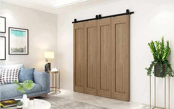 Pure Orca Hardware Black 63 Flat Track for BiFold Doors High-Performance