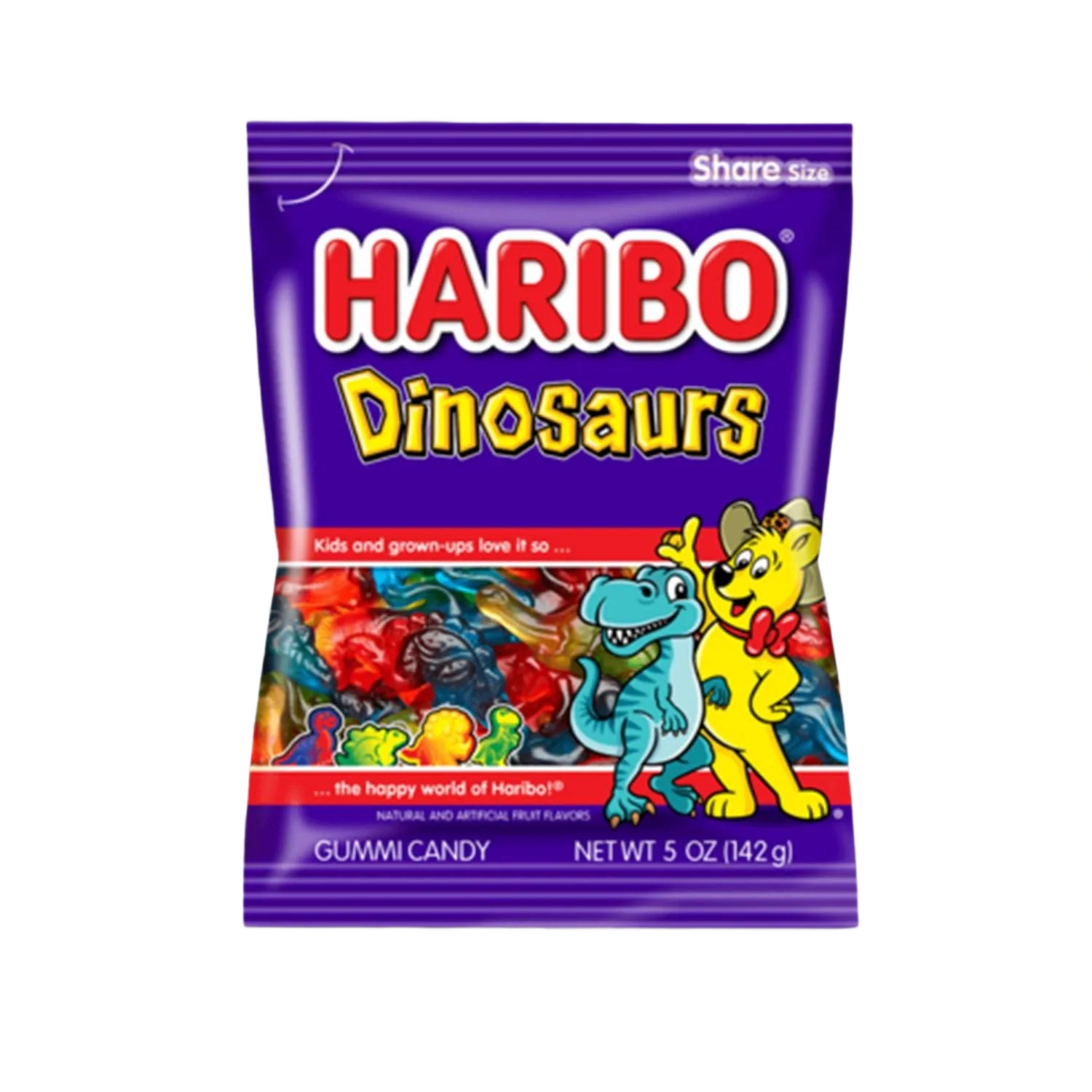 Selected Haribo Gummy Dinosaurs 5 oz. Convenient