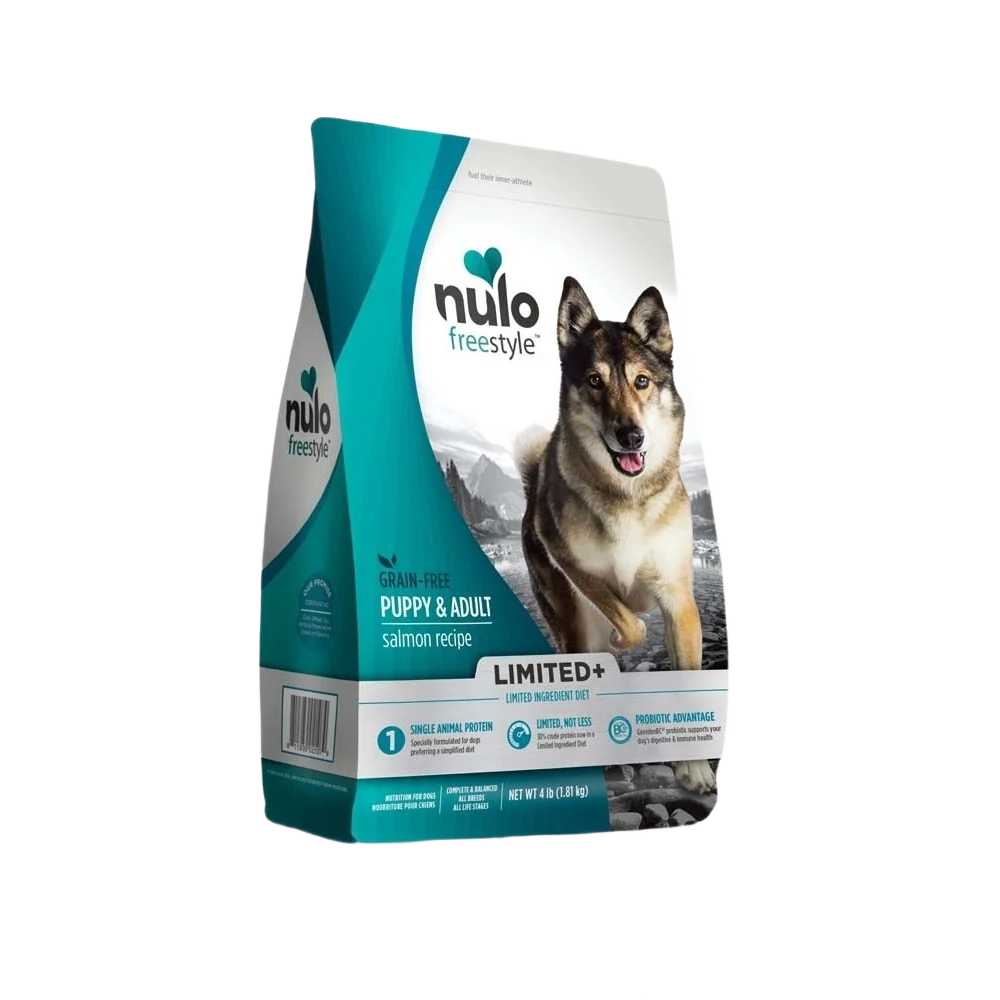 Healthy Nulo style Limited Grain Salmon Dry Dog Food 10 lb. Official