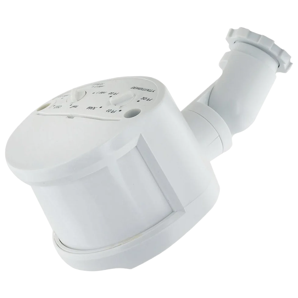Dependable Satco White LED Security Light Motion Sensor Fine Crafted