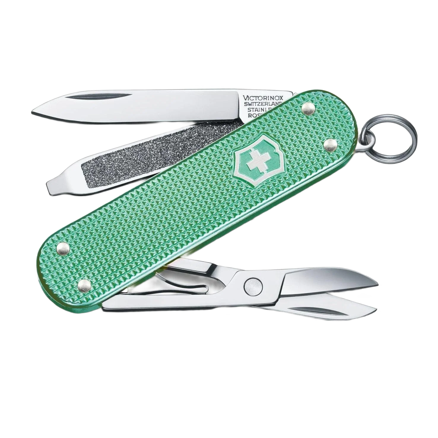 Comfortable Victorinox Swiss Army Classic Alox Pocket Knife Minty Mint Recyclable