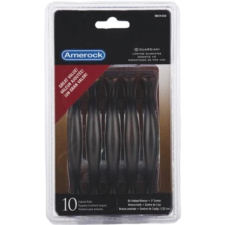 High-Quality Amerock 3 Oil Rubbed Bronze Everyday Heritage Cabinet Pull 10-Pack Efficient