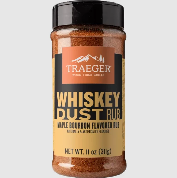 Elegant Traeger Whisky Dust Maple Bourbon Rub 11 oz. Enhanced