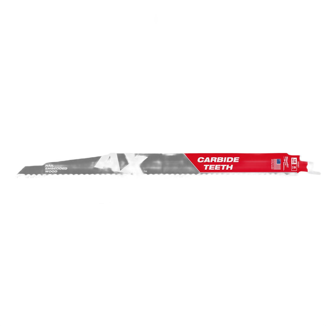 Original Milwaukee SAWZALL® The AX™ 12 5-TPI Carbide Wood Blade Contemporary