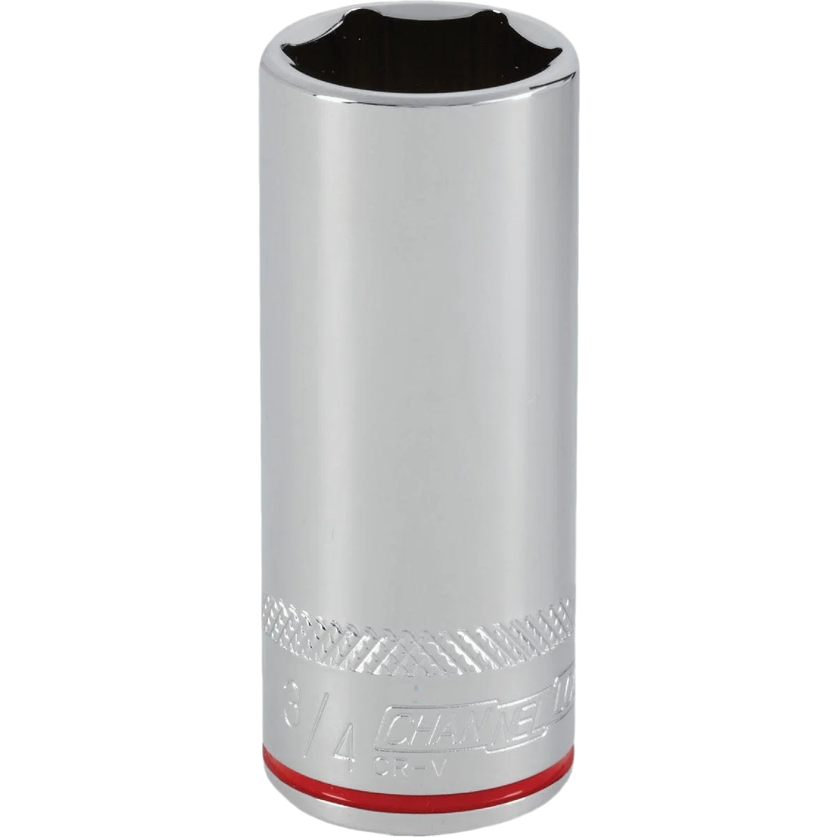 Sophisticated Channellock 3 8 Iin.Drive 3 4 in. 6-Point Deep Standard Socket Traditional