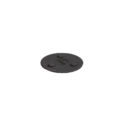 Modern Lodge Mini Black Silicone Magnetic Trivet 5 in. Durable