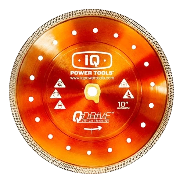 World-Class iQ Power Tools 10 in. Q-Drive Combo Tile Blade Smart