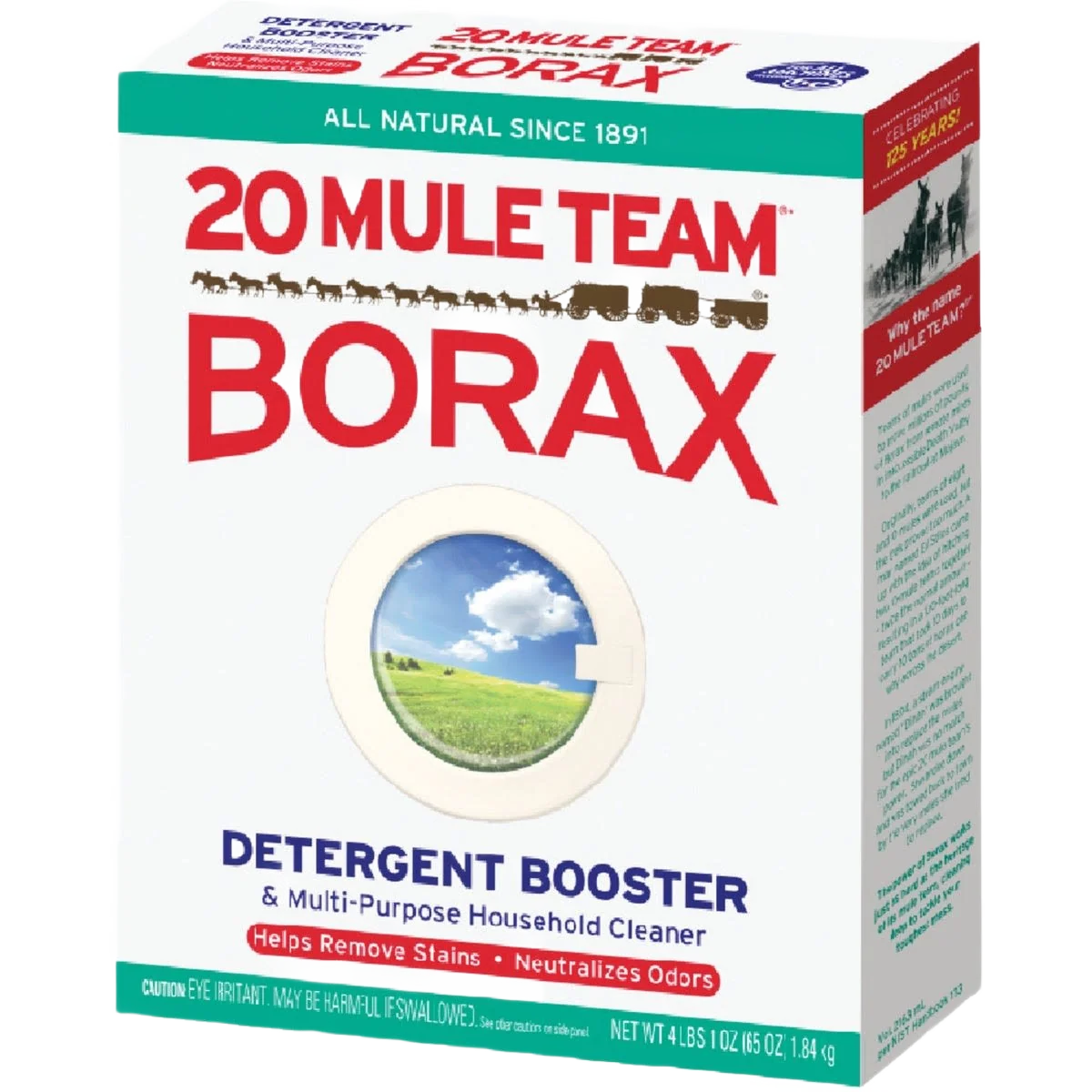 Fine Crafted 20 Mule Team Borax Laundry Booster 65 oz. Detailed