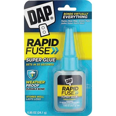 User-Friendly DAP RapidFuse Clear Multi-Purpose Adhesive 0.85 oz. Casual