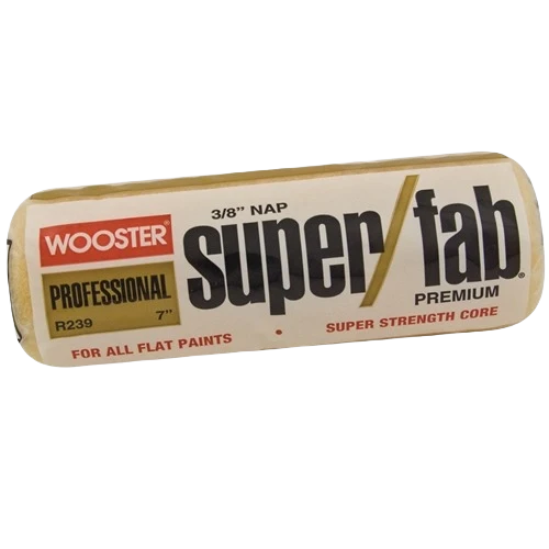 Premium Material Wooster 7 in. Super Fab Paint Roller Cover 3 8 in. Nap Original