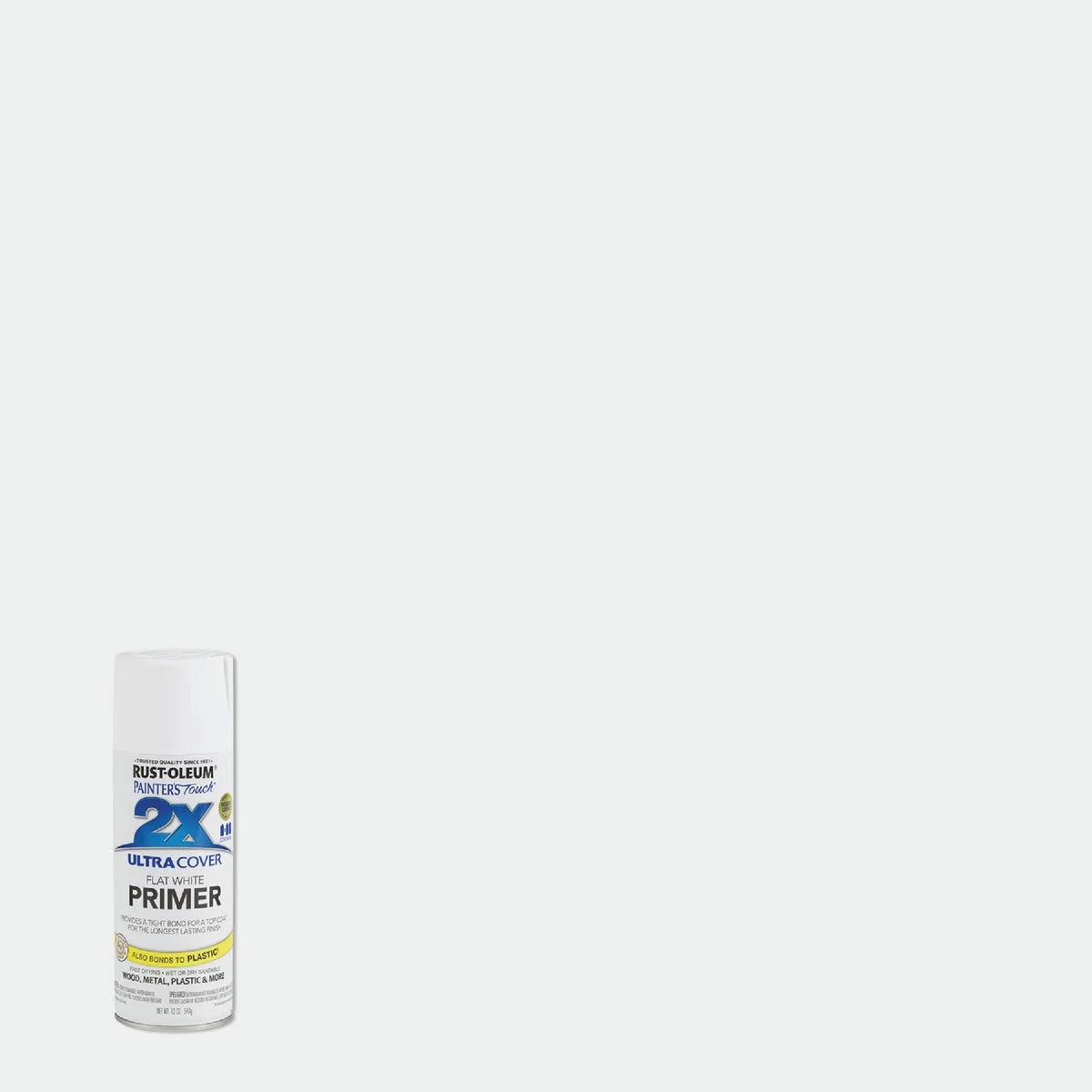 World-Class Rust-Oleum Painters’ Touch 2X Flat White Spray Primer. 12 oz. Modern