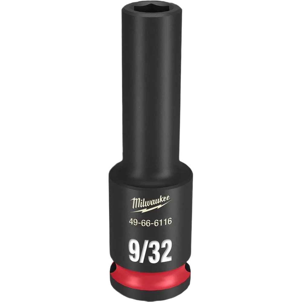 Minimalist Milwaukee SHOCKWAVE™ Impact Duty™ 3 8 Drive 9 32 Deep 6 Point Socket Safe