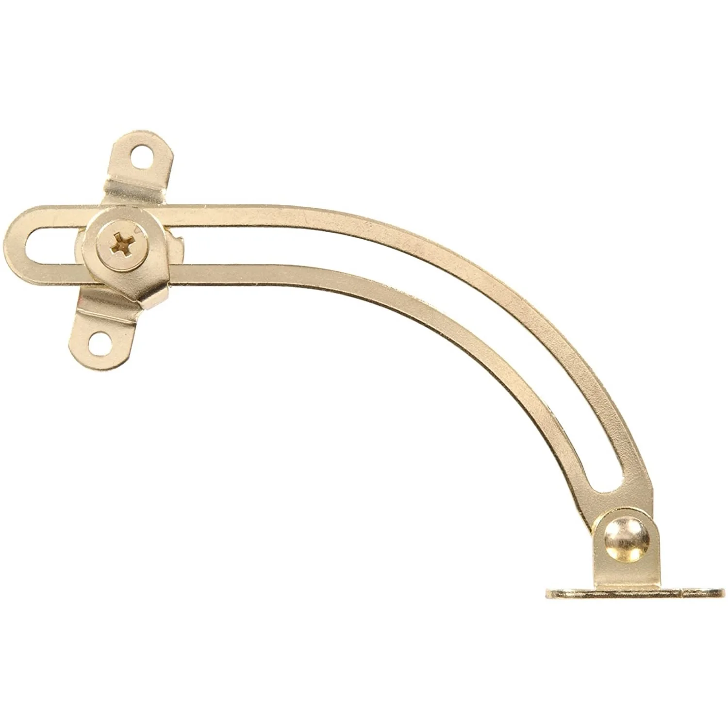 Top-Quality Hillman Brass Left Side Friction Lid Support Relaxed