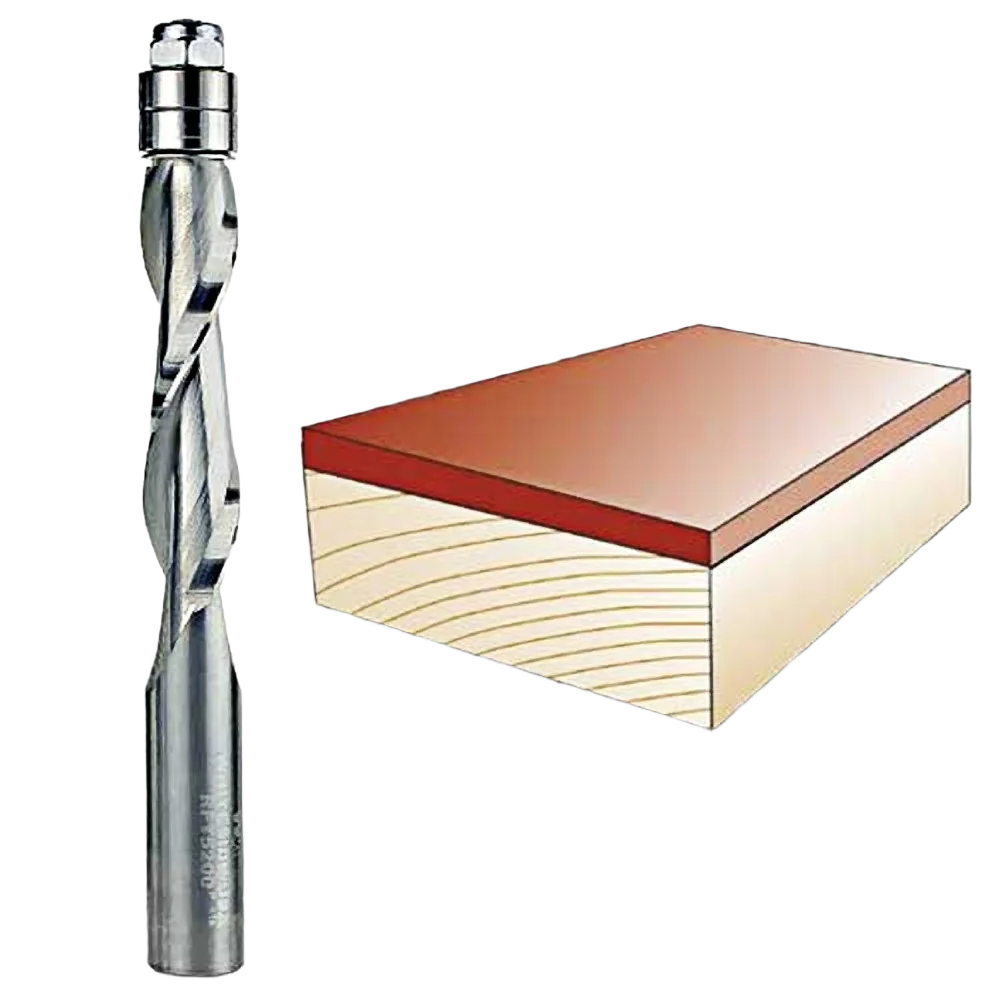 Detailed Whiteside Spiral Upcut Flush Trim Bit 1 2 in. SH x 1 2 in. CD x 2 in. CL Long-Lasting