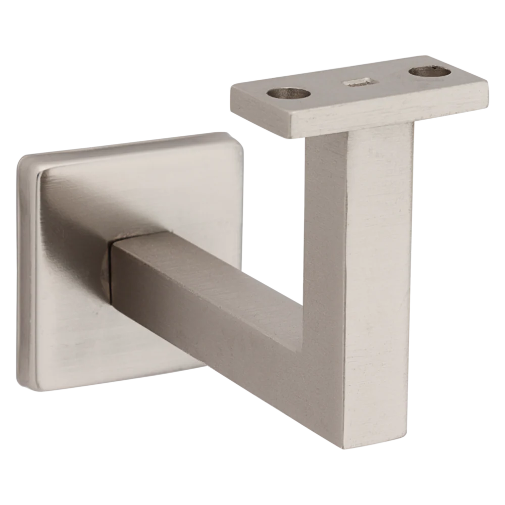 Crafted National Hardware 3-5 16 Satin Nickel Reed Handrail Bracket Versatile