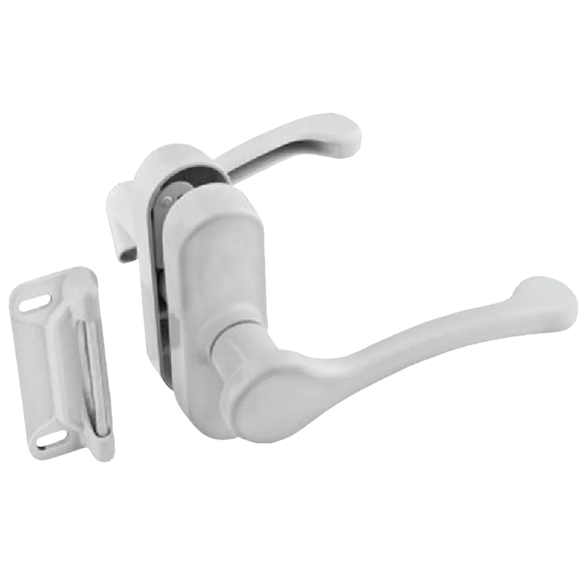 Premium National Hardware White Lever Screen Storm Door Latch Carefully Designed
