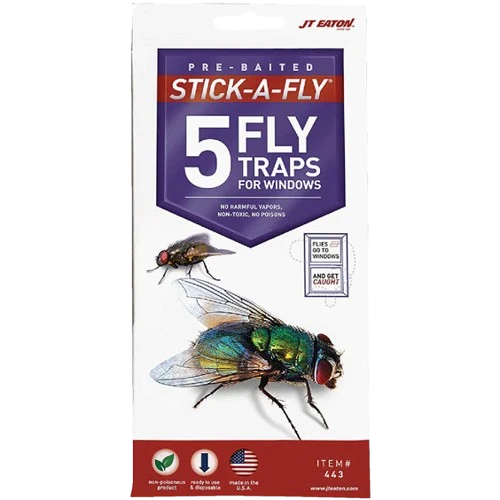 Versatile JT Eaton Stick-A-Fly Disposable Indoor Fly Traps 5 Pack Unique