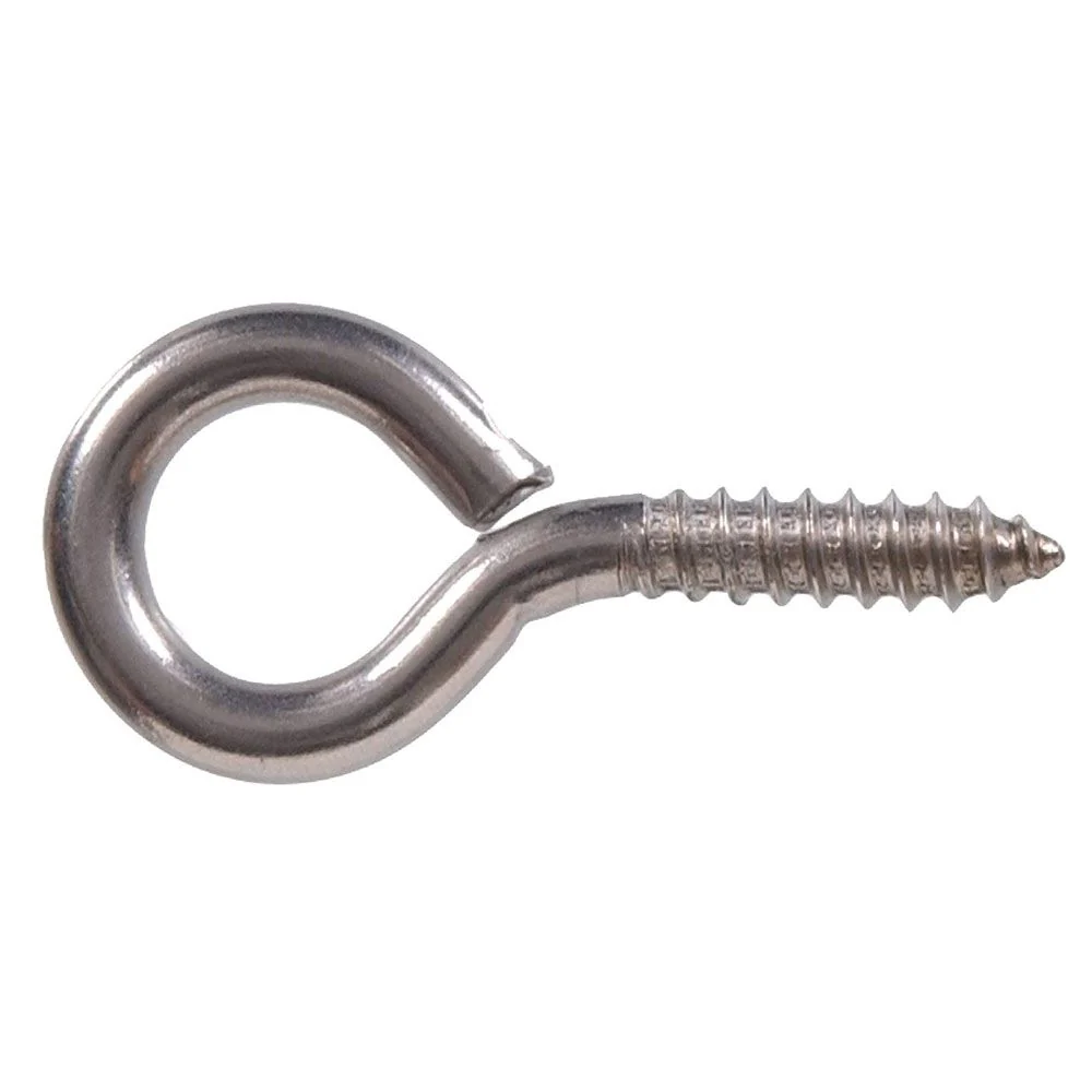 Refined Hillman .225 x 2-3 16 In. Stainless Steel Large Eye Screw Eye Verified