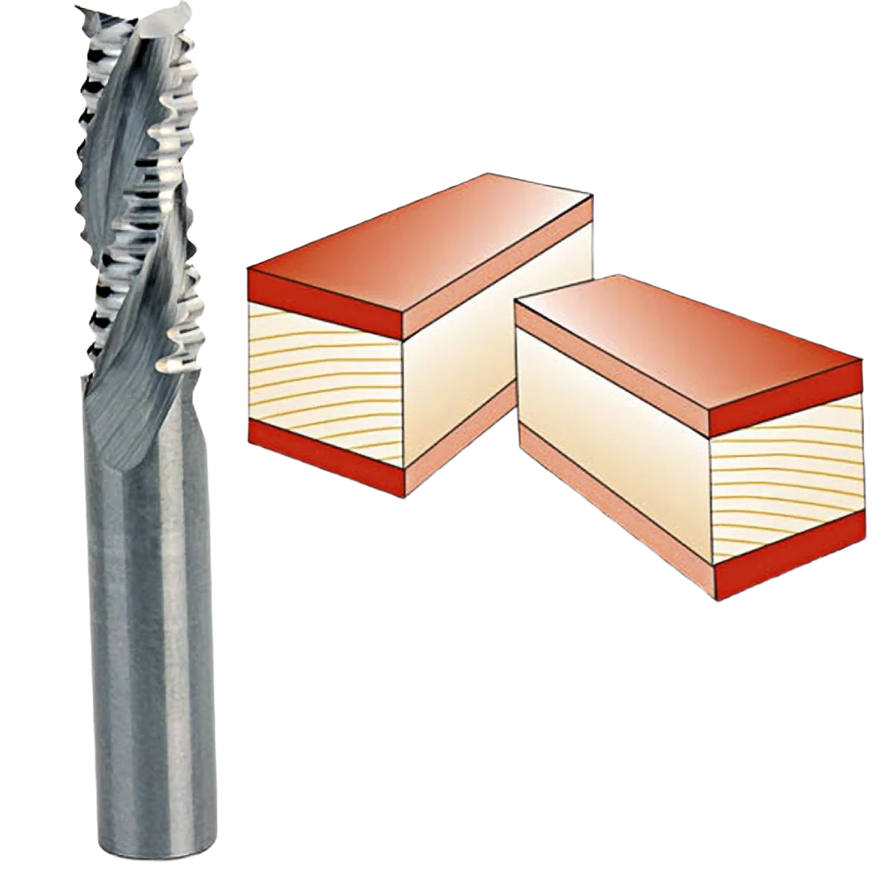 Organic Whiteside Spiral Upcut Roughing Bit 3 8 in. SH x 3 8 in. CD x 1 in. CL Top-Quality
