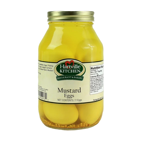 Trusted Hartville Kitchen Old Fashioned Mustard Eggs 11 Eggs Genuine