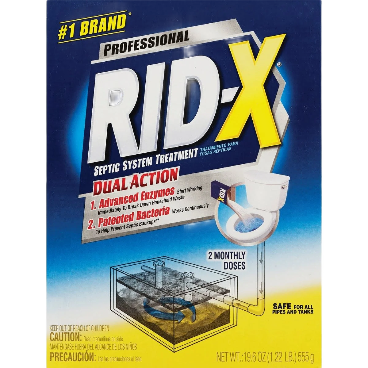Excellent Rid-X Professional 19.6 Oz. Septic Tank Treatment 2-Pack Exceptional