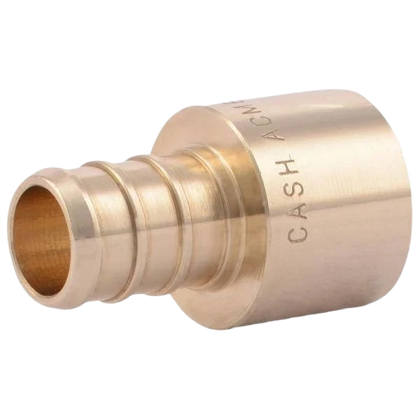 Natural SharkBite 1 2 in. x 1 2 in. Brass Crimp Sweat Adapter Comfortable