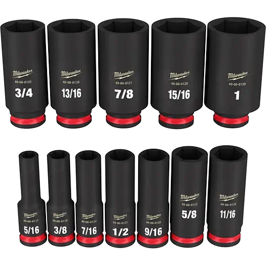 Trusted Milwaukee SHOCKWAVE™ Impact Duty™ 12-PC 3 8 Drive 6 Point Sockets Effective