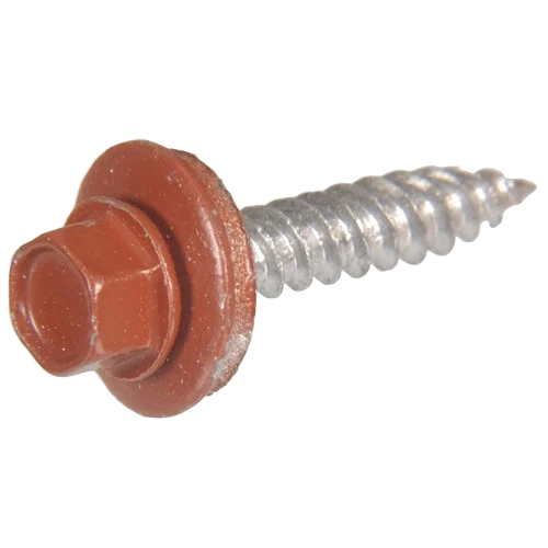 Superior Hillman 10 X 2 In. Red Painted Head Self Piercing Sheeter Screw Long-Lasting