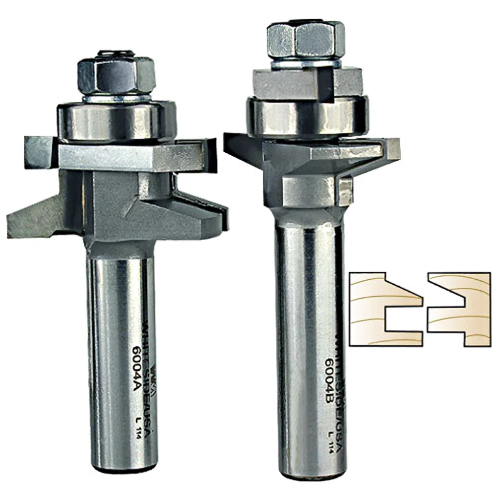 Trusted Whiteside Straight Stile Rail Bit Set 1 2 in. SH Premium Material