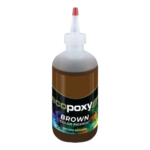 Next-Generation EcoPoxy Brown Color Pigment 60mL Crafted